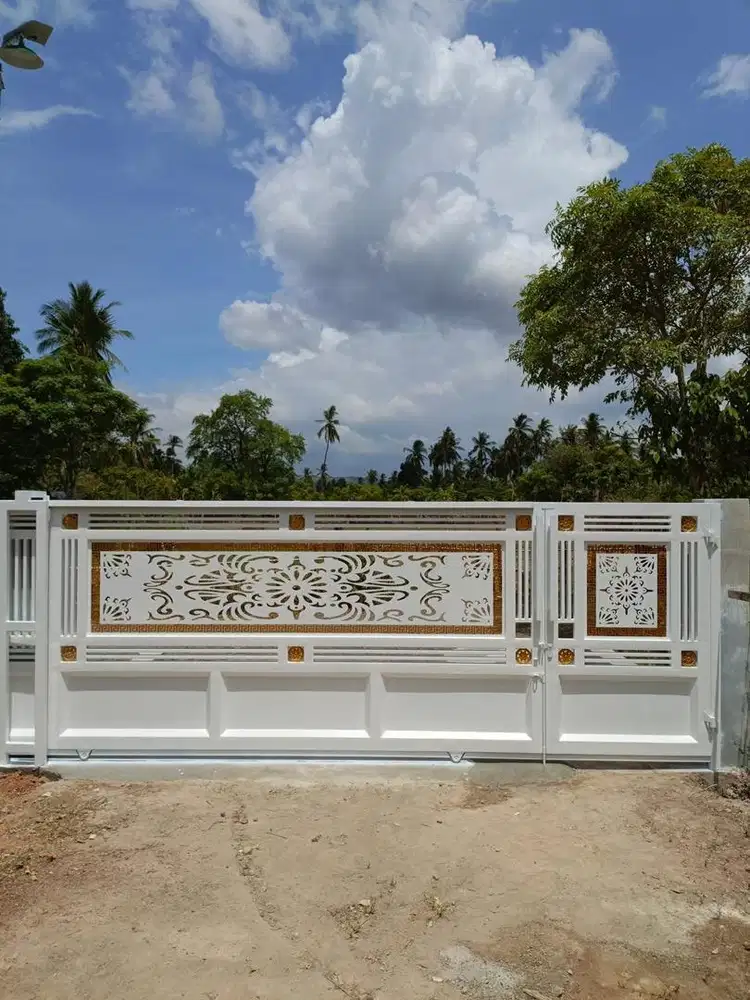 Pagar dan pintu gerbang platcating laser