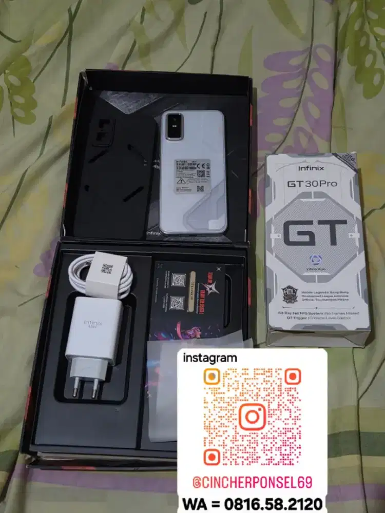 Jual hp Infinix GT 30 pro 12/512 likenew bergaransi panjang