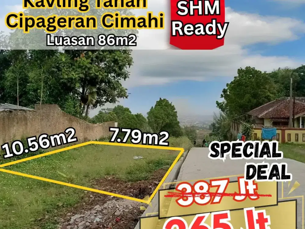 Dijual Kavling Tanah strategis dekat tempat wisata