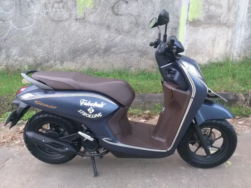 GENIO iss BIRU DOFF 2023 MULUS ASLI SEMUA