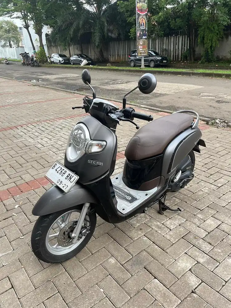 Honda scoopy Old Stylish Cokelat Doff
