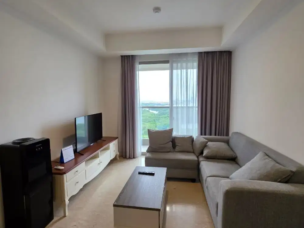 Disewakan Apartemen Gold Coast, 1BR, 51m², Sea View, Full Furnish,