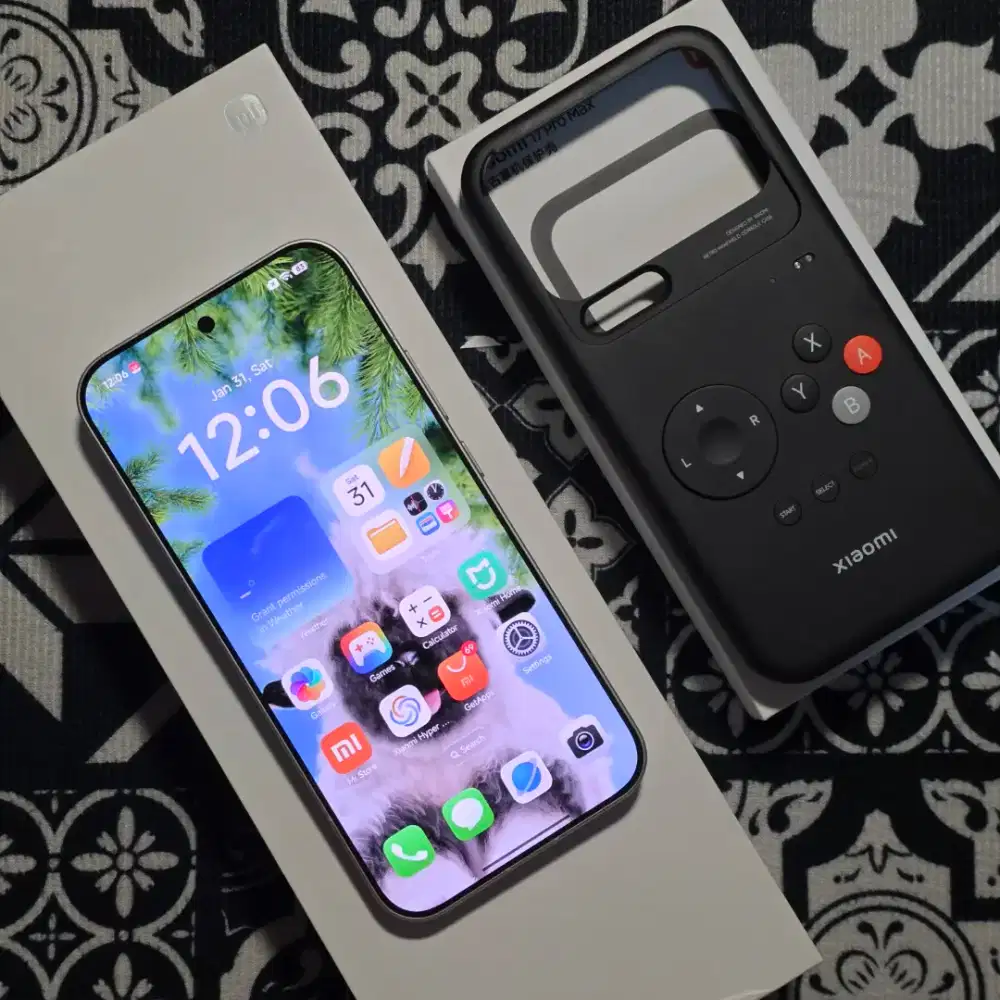 Xiaomi 17 Pro Max 12/512GB Mulus Bea Cukai With Gaming Case