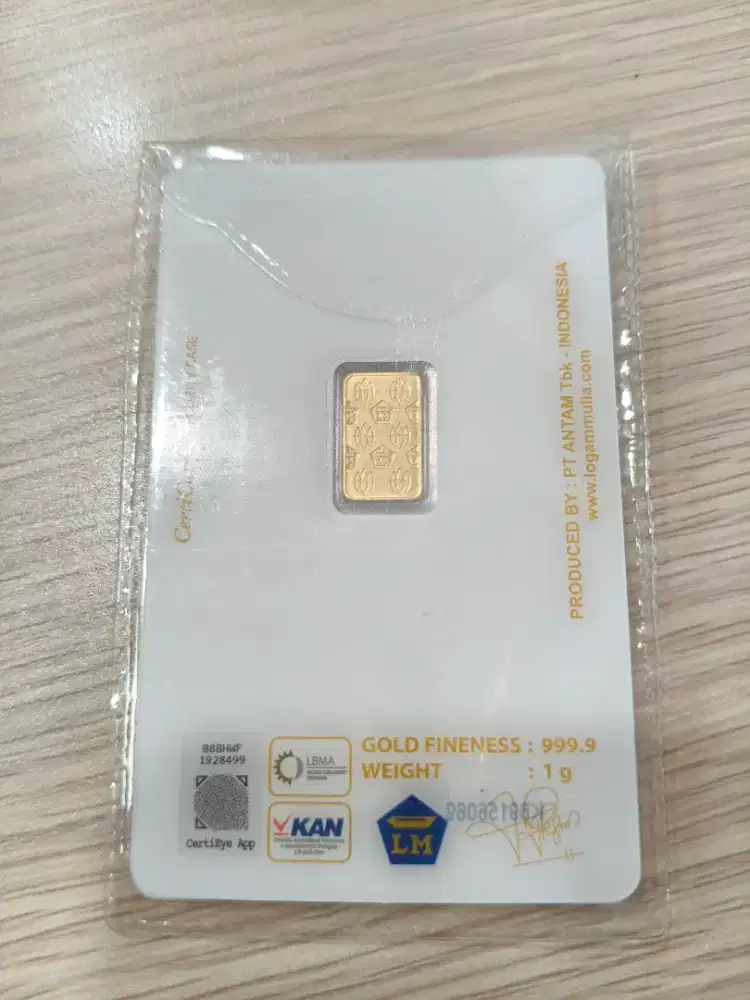 LM Emas Antam 1 Gram