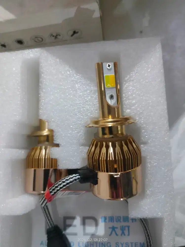 Bohlam LED Mobil H7 Dual Colour CS