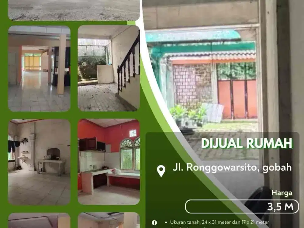 Dijual Rumah Ronggowarsito Pekanabru Kota Cocok Usaha!