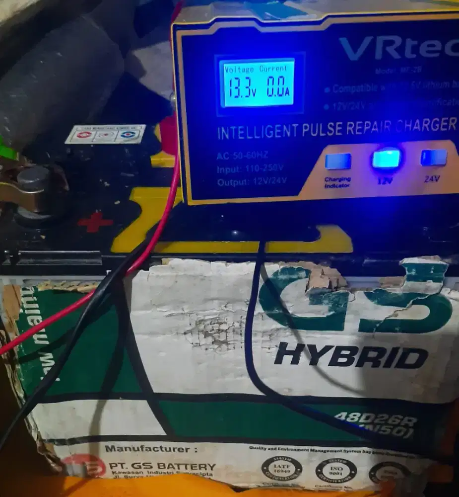 Aki GS hybrid N50 second baik