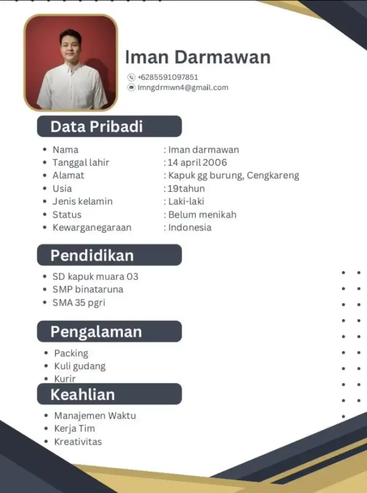 Sedang mencari pekerjaan