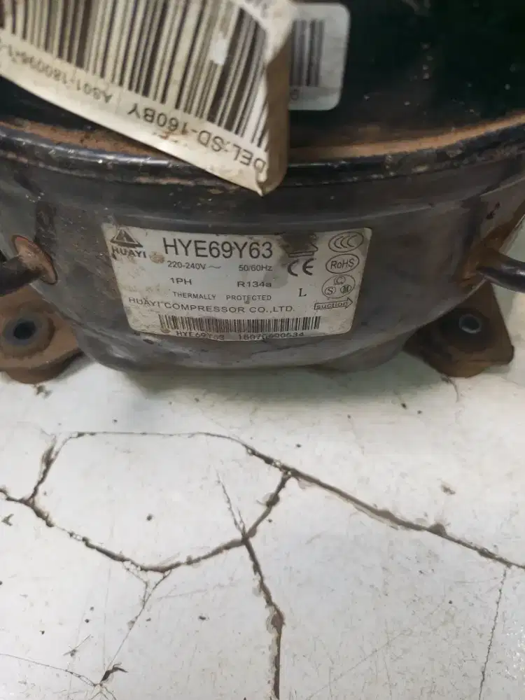 Mesin kompresor 1/5 ,1/4 ,  1/3  siap pakai normal untuk freezer 300 l