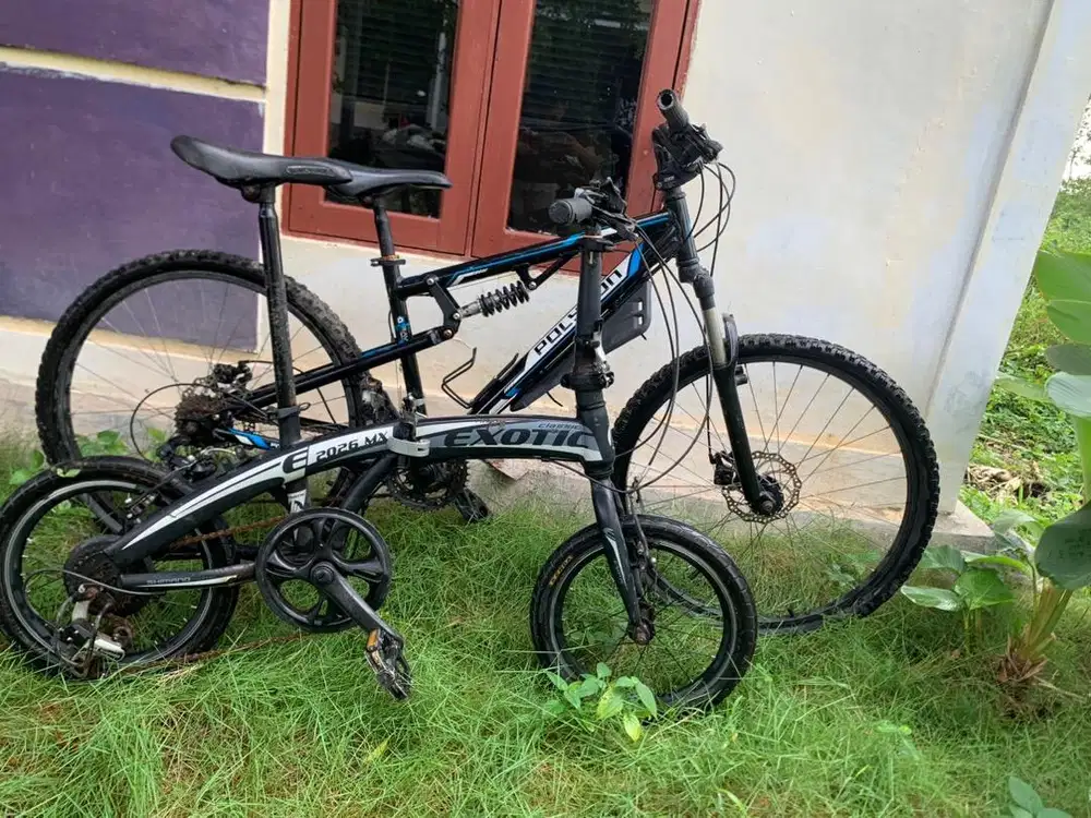 Dijual sepeda MTB & Sepeda Lipat 1 paket.