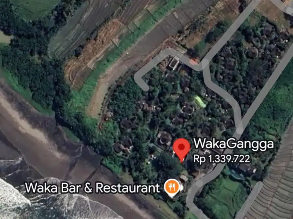 Beach front tanah diatas atau tebing at yeh gangga sudimara tabanan