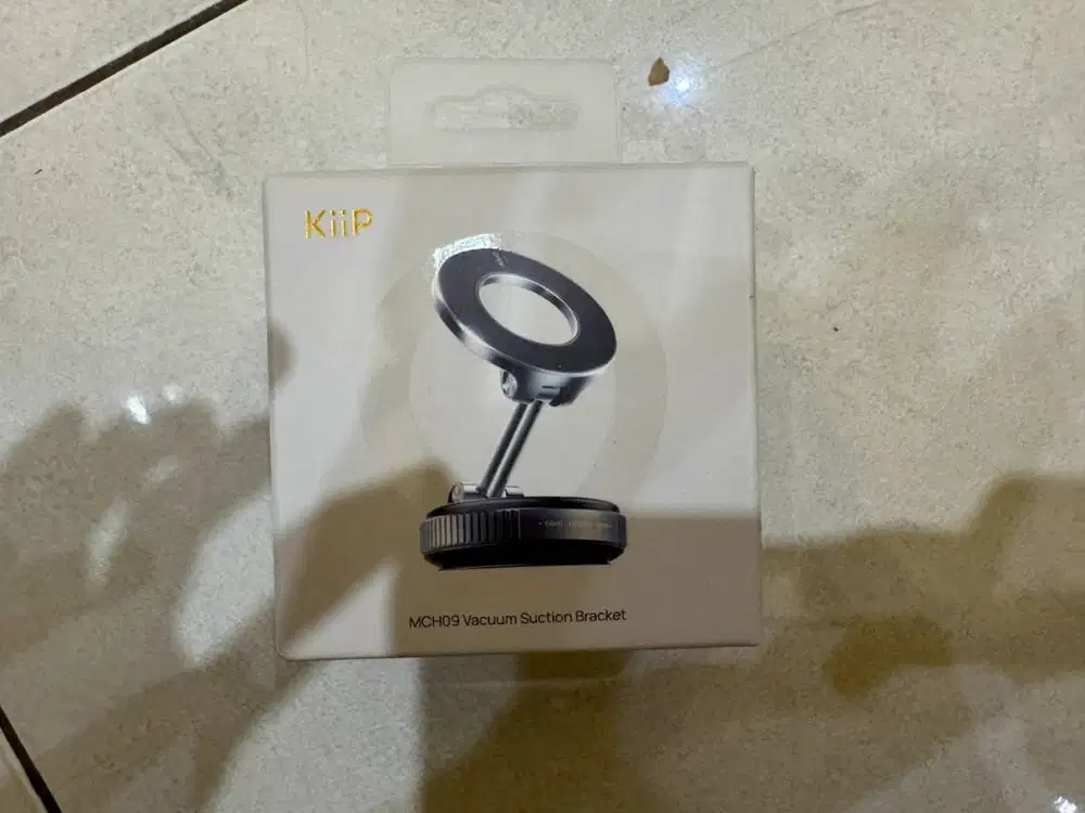 KIIP Magnetic Phone Holder rotasi 360 vacuum suction (Magnet N52)