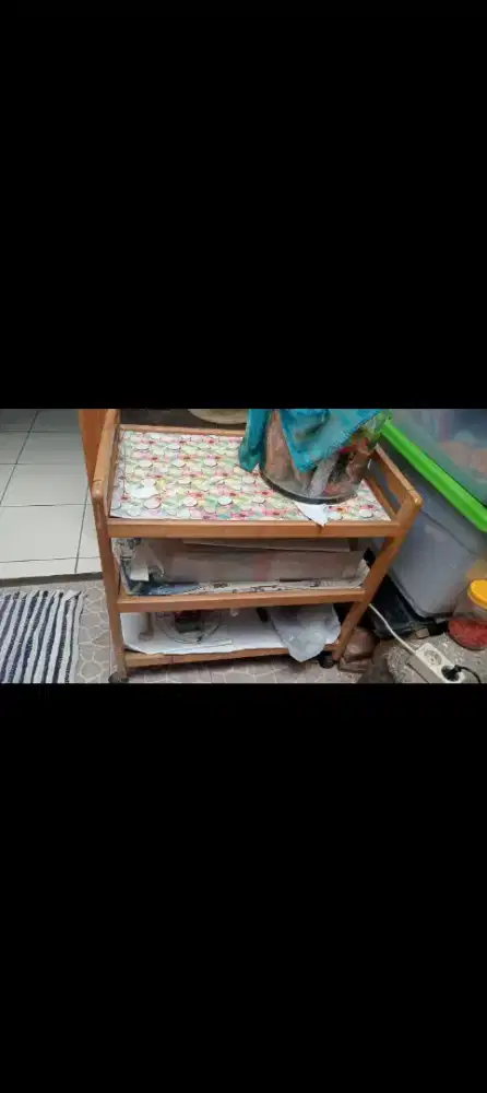Meja dorong dapur