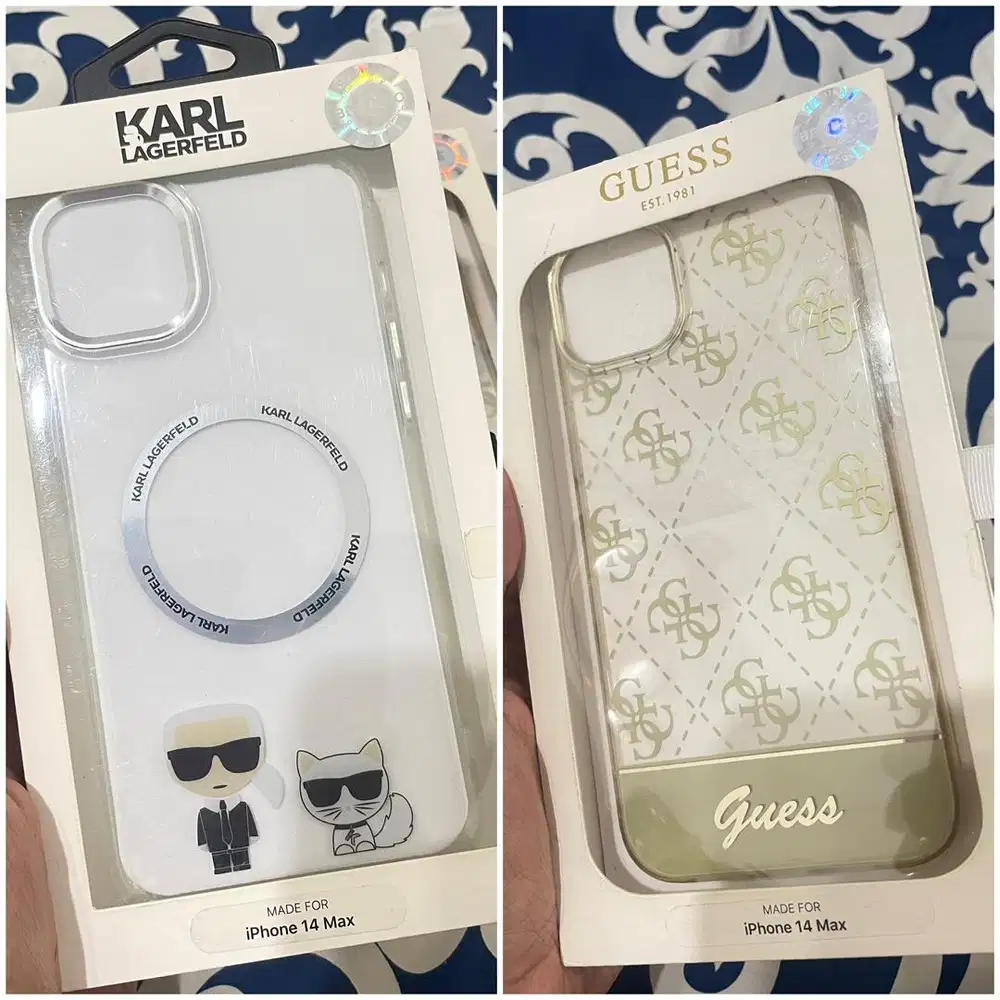 DIJUAL CASE IPHONE 14plus KARLLAGERFELD ORI