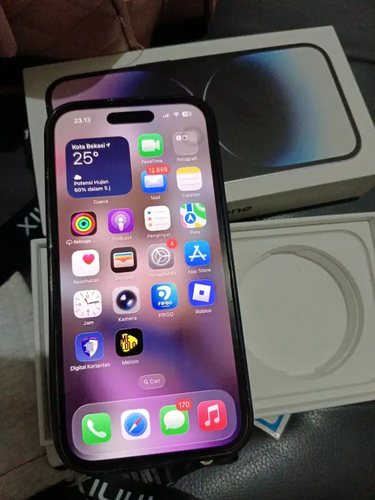 iphone 14 pro 128 Gb Garansi ibox (Second)