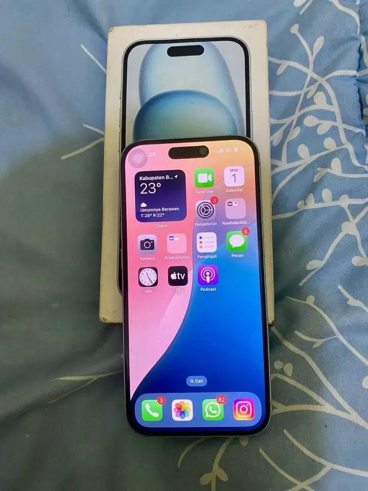 Iphone 15 Blue 128GB IBOX