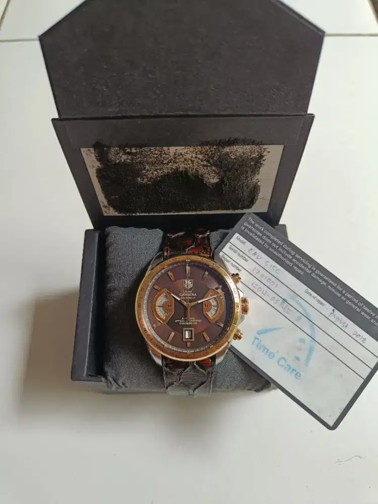 Tag Heuer grand Carrera CAV515C original bekas sangat bagus normal