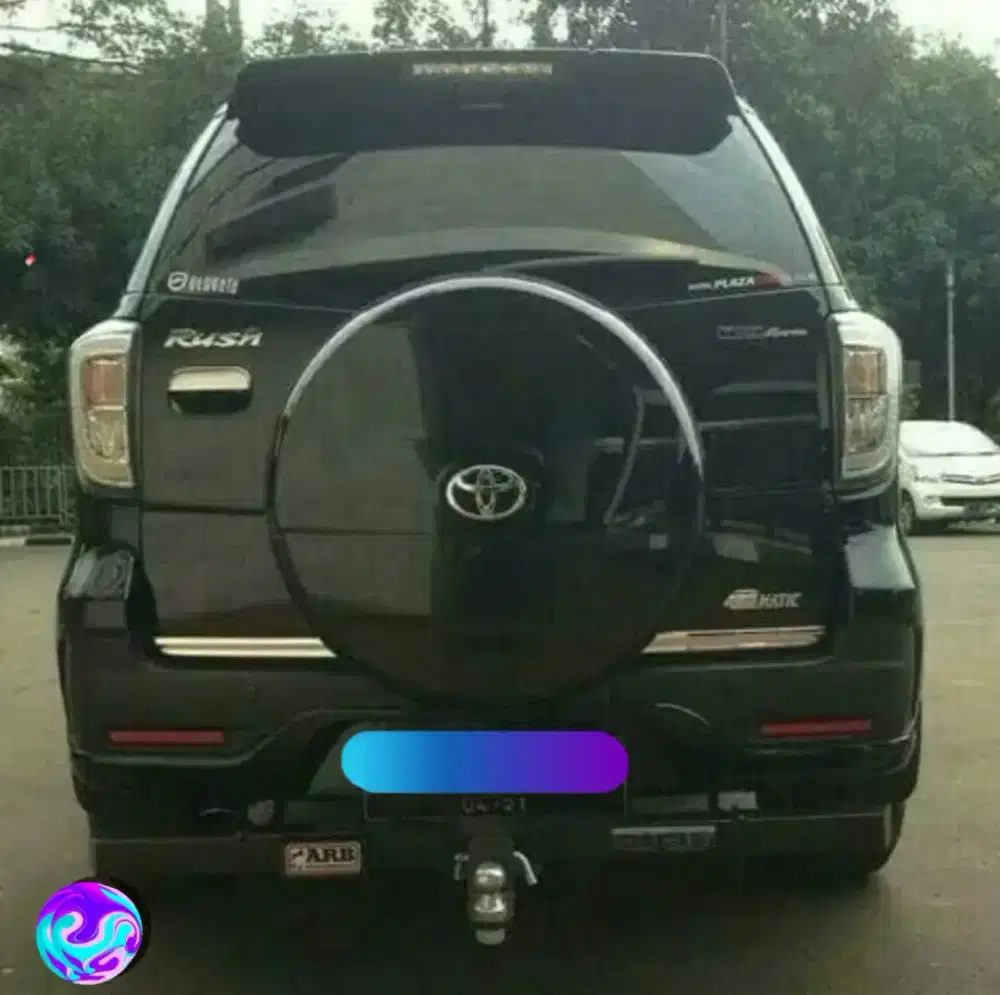 Towing belakang merk arb dan crossbar terios lama