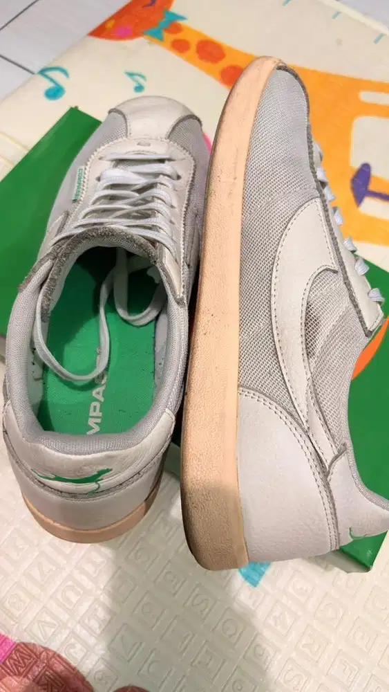 Sepatu Compass Tribune White Green