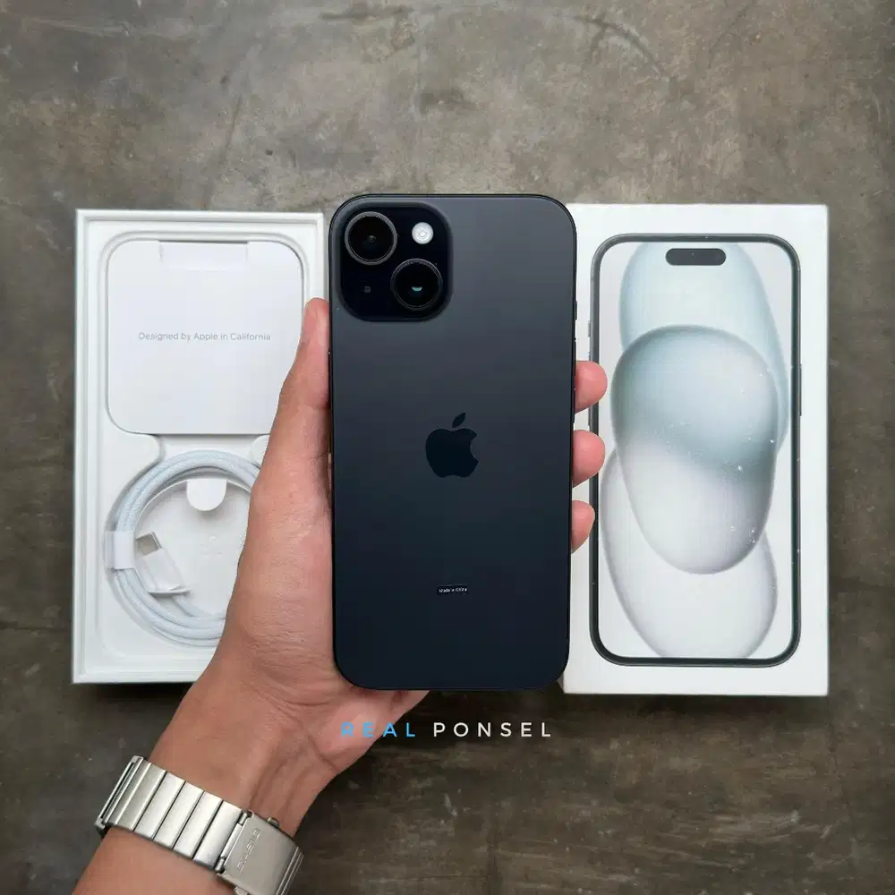iPhone 15 128 iBox Black Garansi November 2026