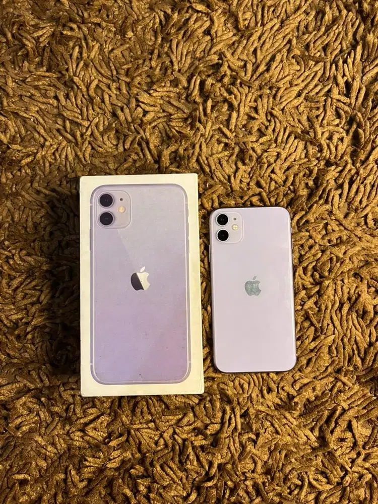 Iphone 11 64gb purple inter fullset