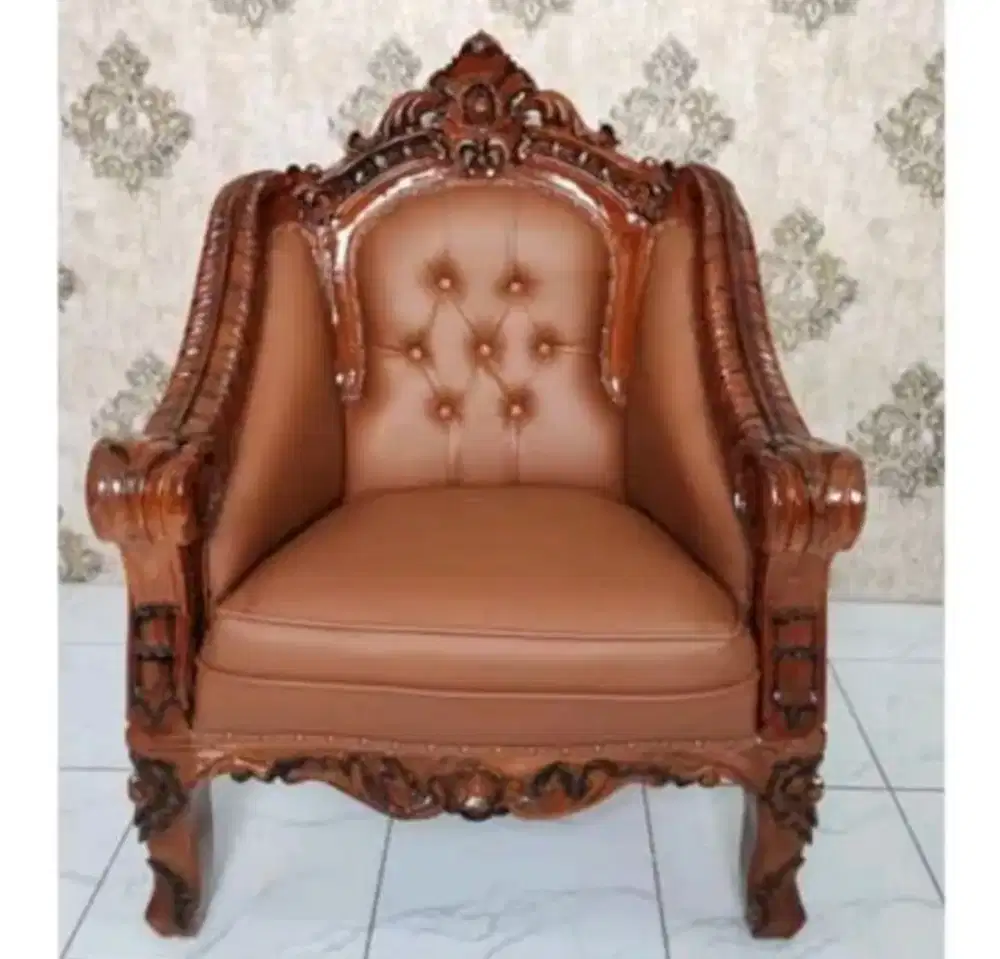 Ganti kulit kursi ukirr