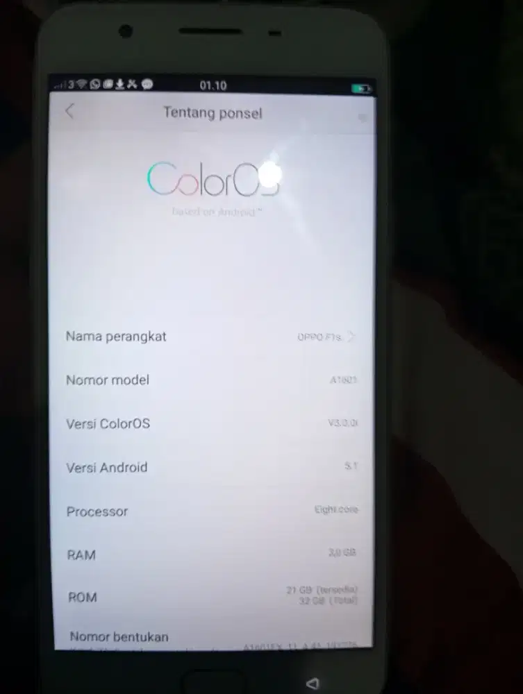 Jual oppo f1s 390k