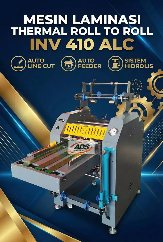 MESIN LAMINASI THERMAL AUTO CUT HIDROLIS 410 & 520 ALC (AUTO LINE CUT)