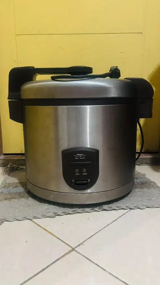 Rice Cooker Jumbo Maspion MMC 4020 BS 6 Liter (Stainless)