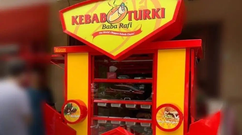Gerobak kebab second