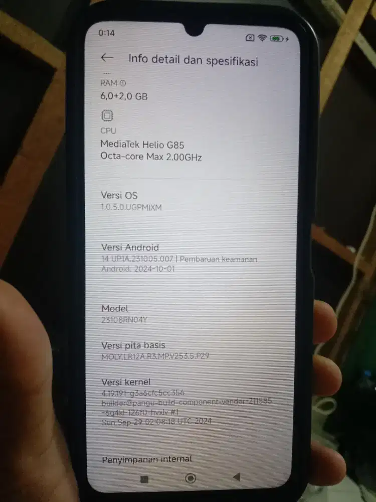 jual aja gan redmi 13c ram 6+2 / 128 GB