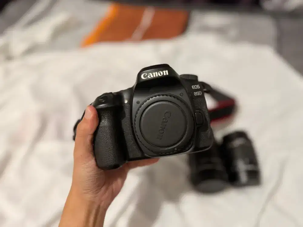 Canon 80D + Lensa KIT + Lensa 250 mm