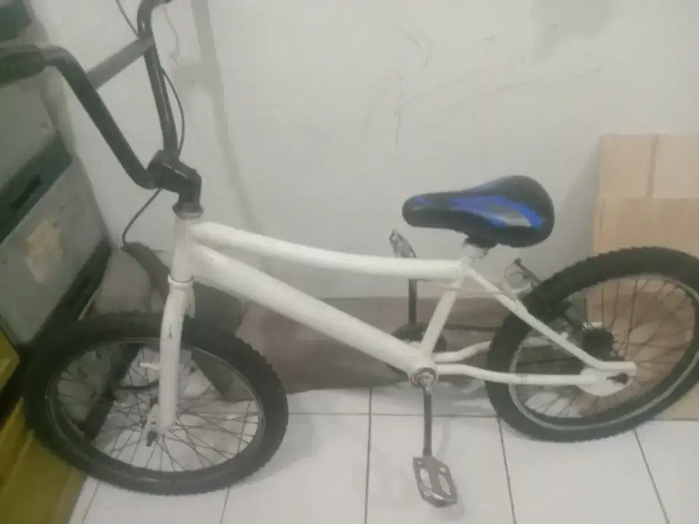sepedah anak warna putih kokoh