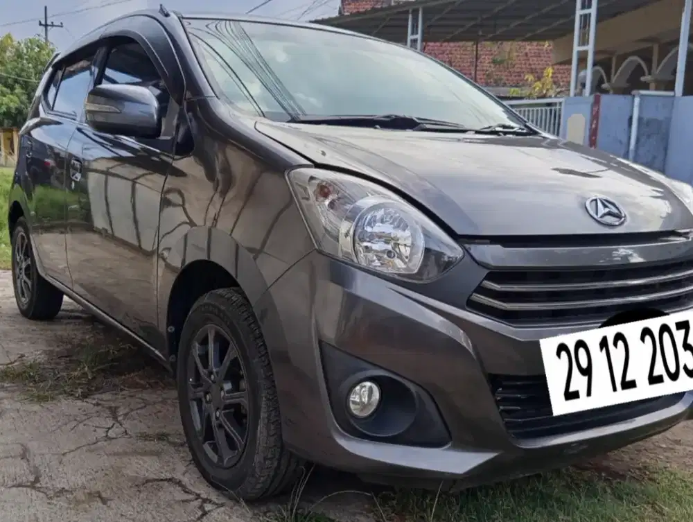 Ayla X 1.0 mt 2020 Abu Metalik Mulus