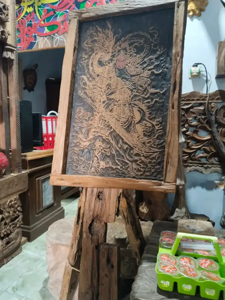 Lukisan kayu cungkil