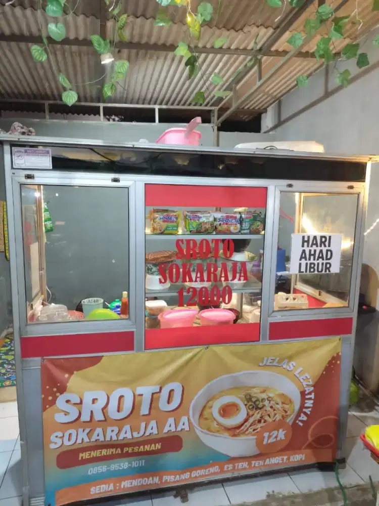 Gerobak mie ayam dan bakso