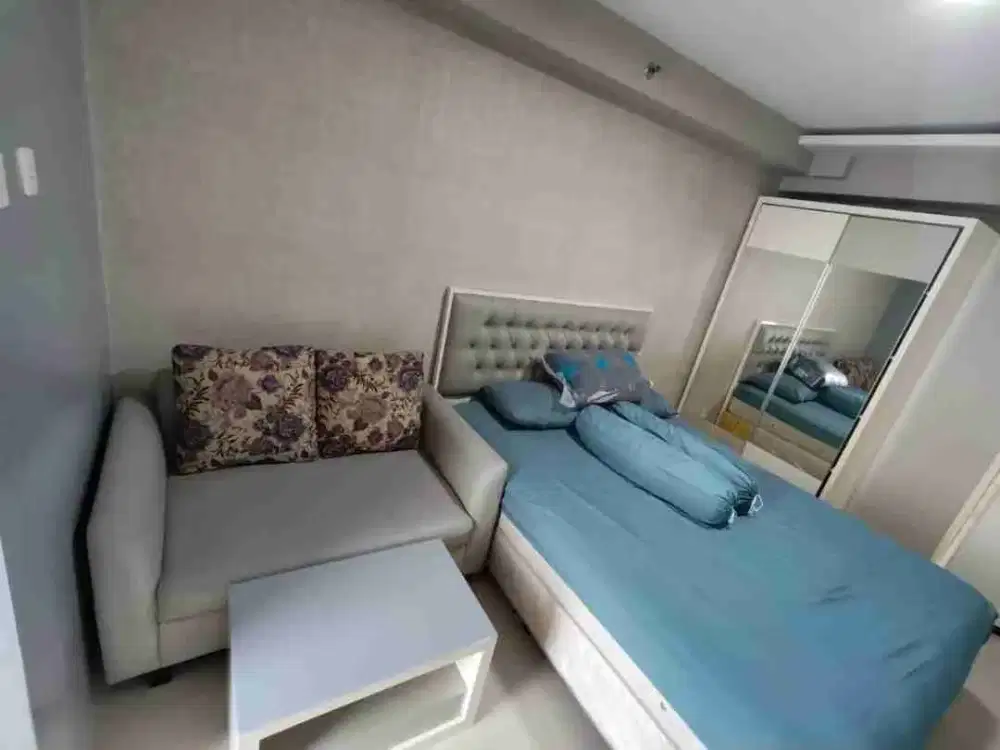 Sewa studio furnished apartemen Bassura City tower Jasmine siap huni