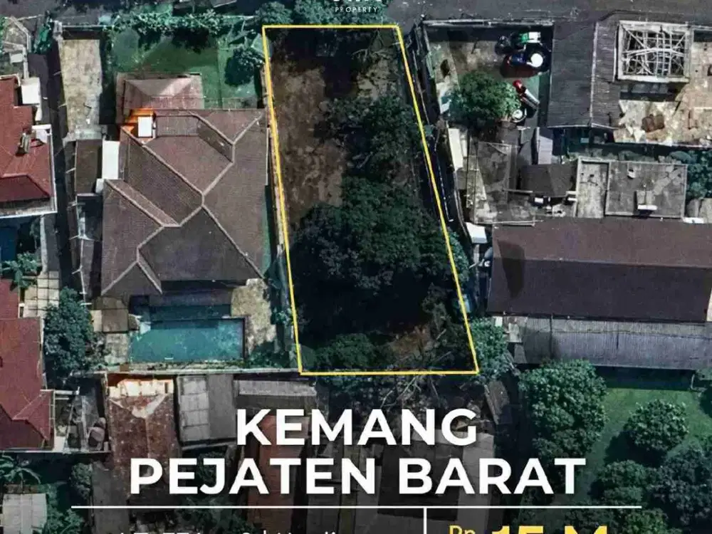 Kavling Siap Bangun Row Jalan Lebar Bebas Banjir di Pejaten Kemang Jakarta Selatan