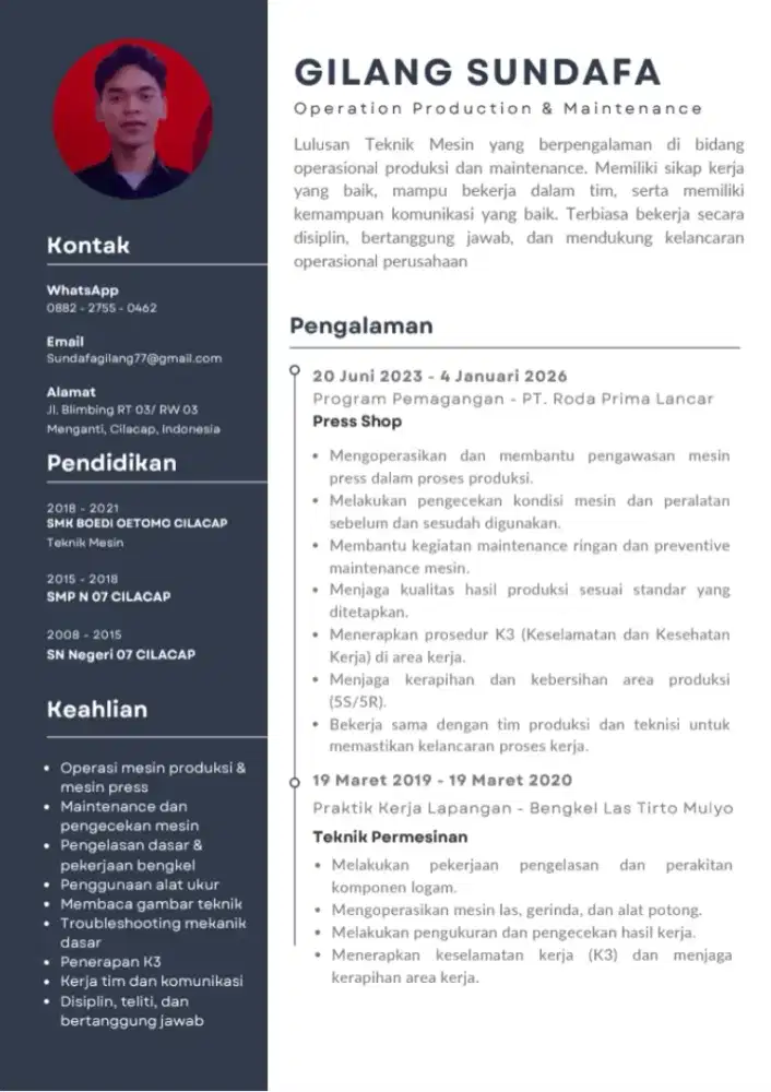 Supir pribadi/ lainya