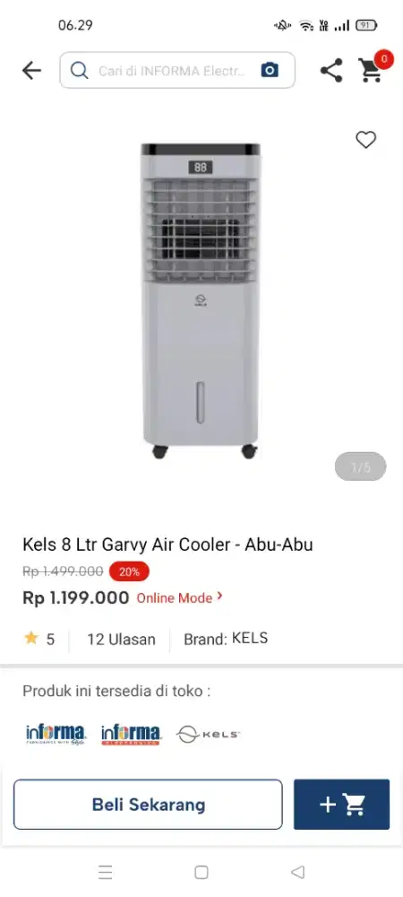 Kels 8ltrs garvy air Coolers
