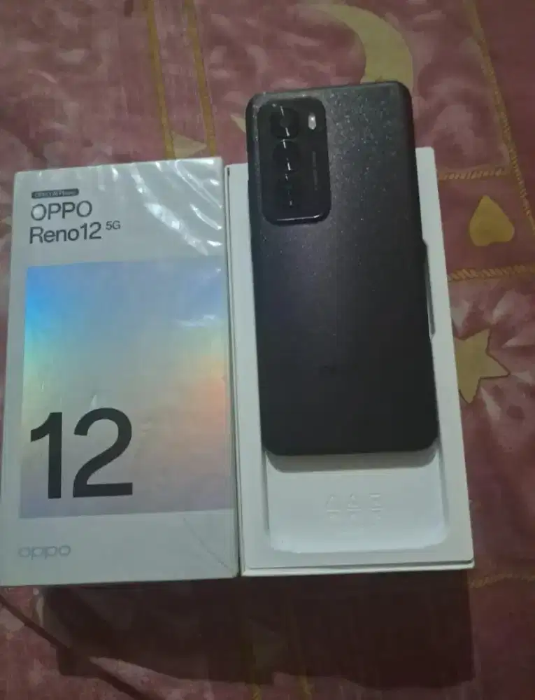 oppo reno 12 5G ram 12/256 fulset mulus