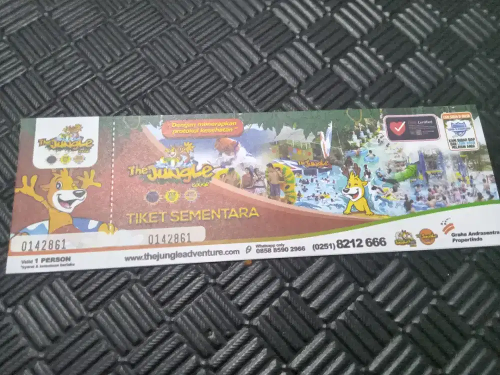 Jual voucher jungleland waterpark bogor