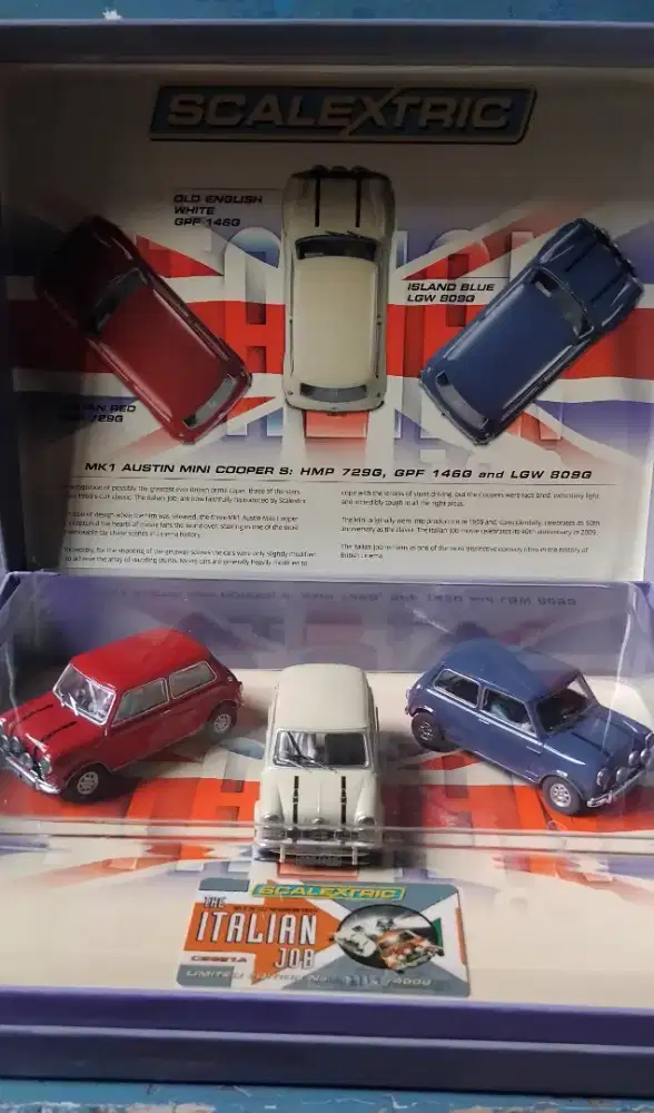 [RARE COLLECTION]Scalextric The Italian Job - MK1 AUSTIN MINI COOPER S