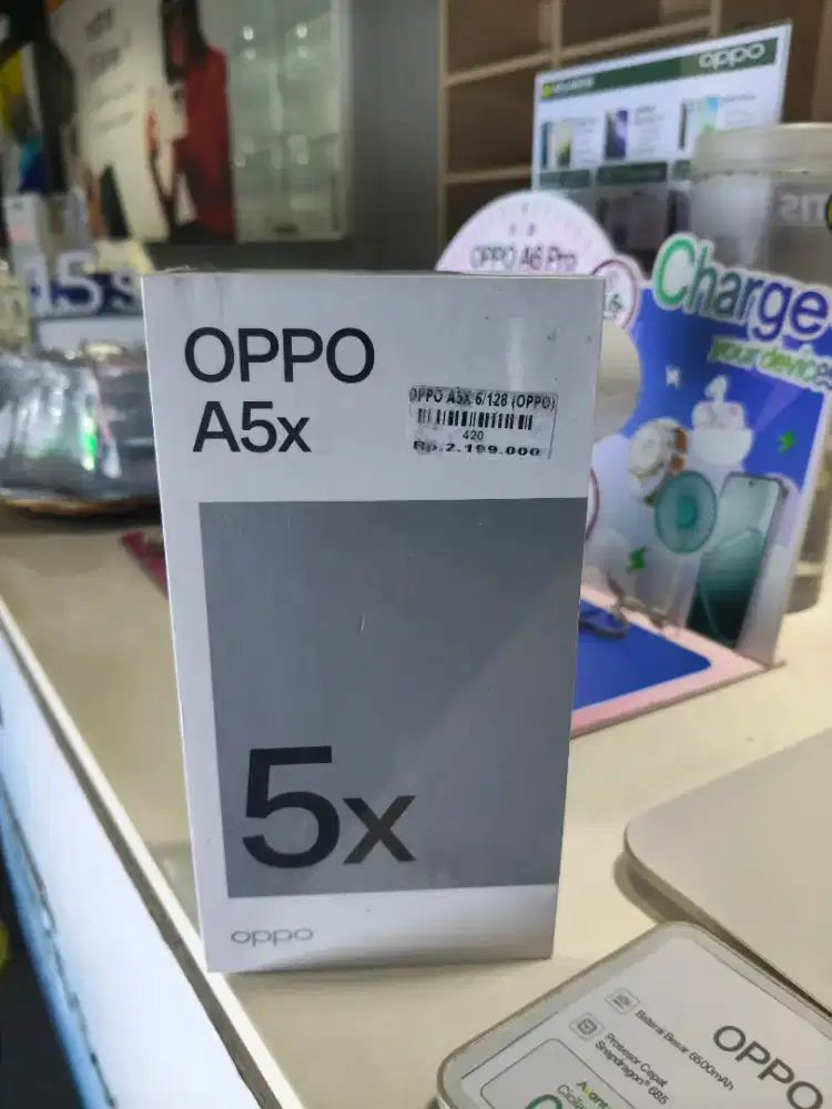 Ready Oppo A5x 6/128 garansi resmi 1tahun Atlantis dahsyat