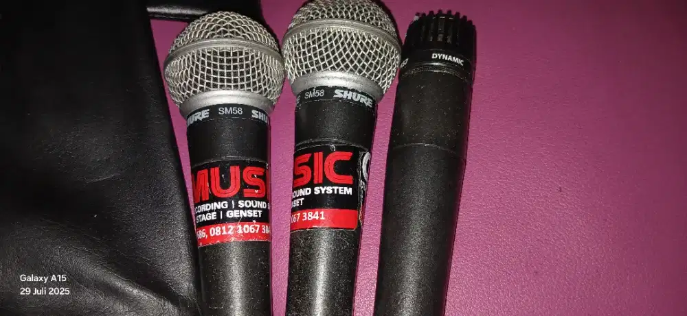 Mic shure sm 57 58 original normal
