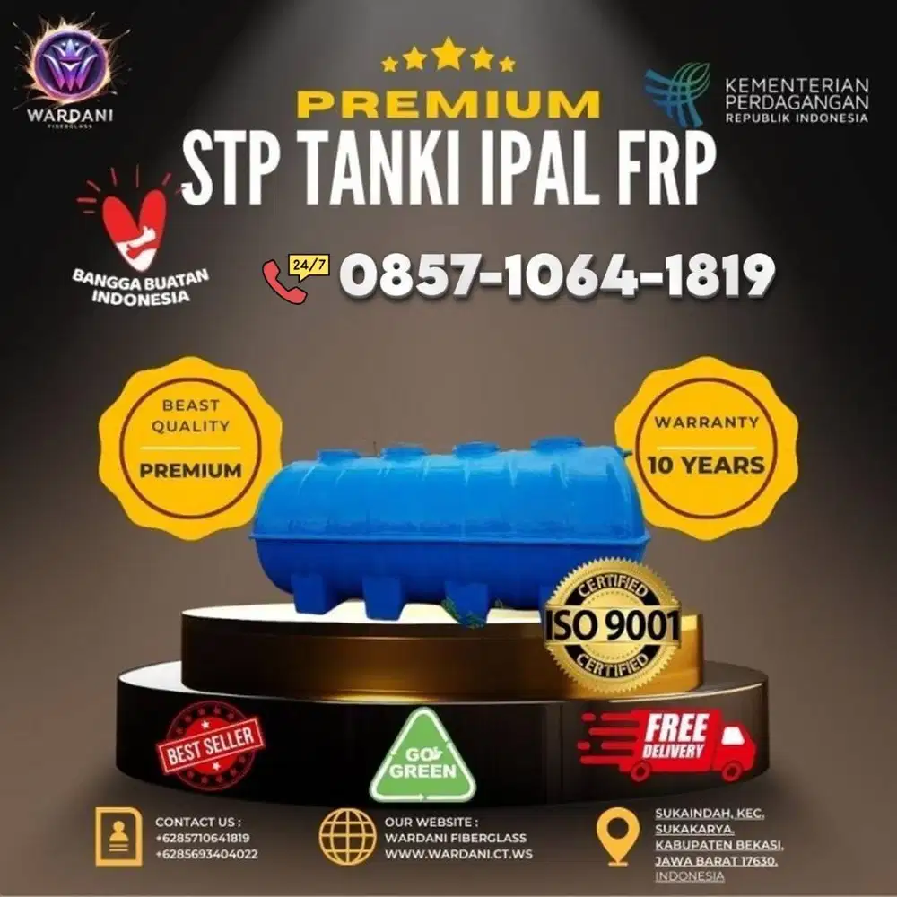 STP IPAL FRP / IPAL FRP / STP FRP / BIOTANK FRP / BIORITECH FRP / Sept