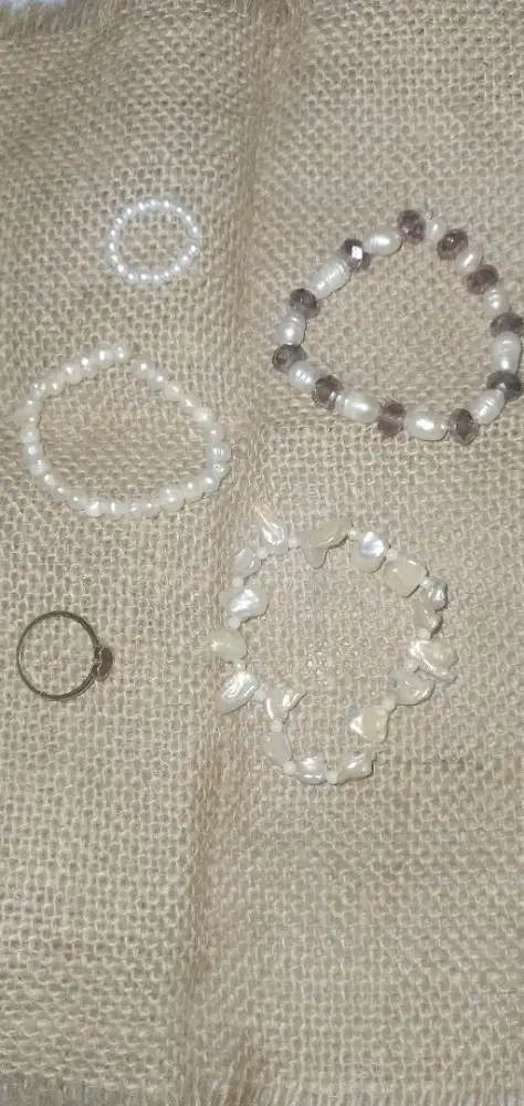Gelang mutiara asli