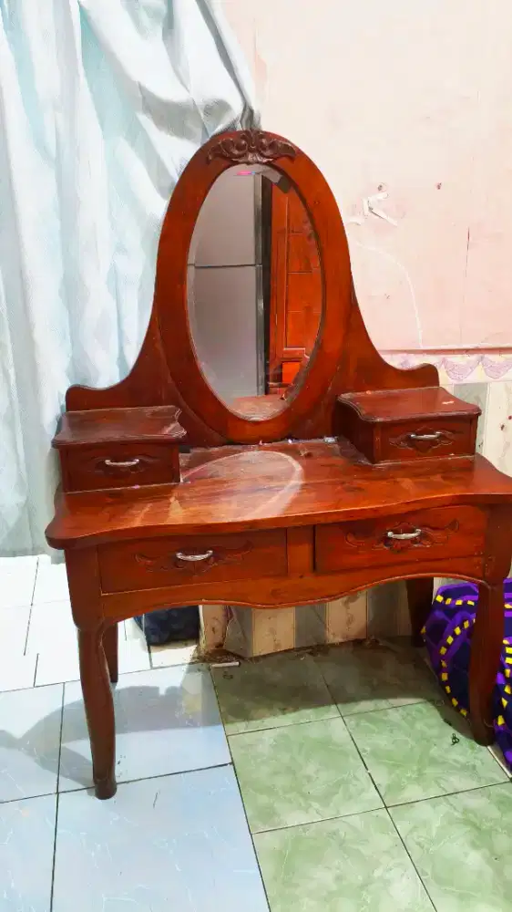 Di jualan murah meja rias kayu jati