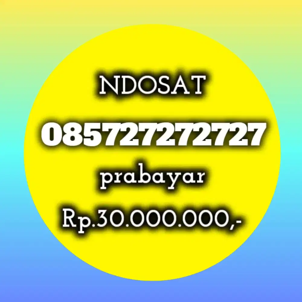 NOMOR CANTIK INDOSAT 27272727