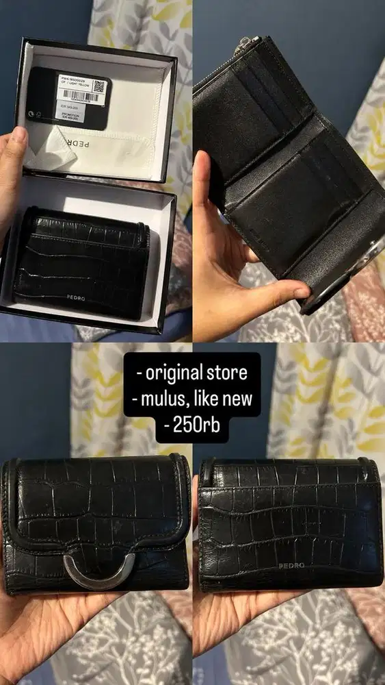 Dompet Pedro kulit Ori